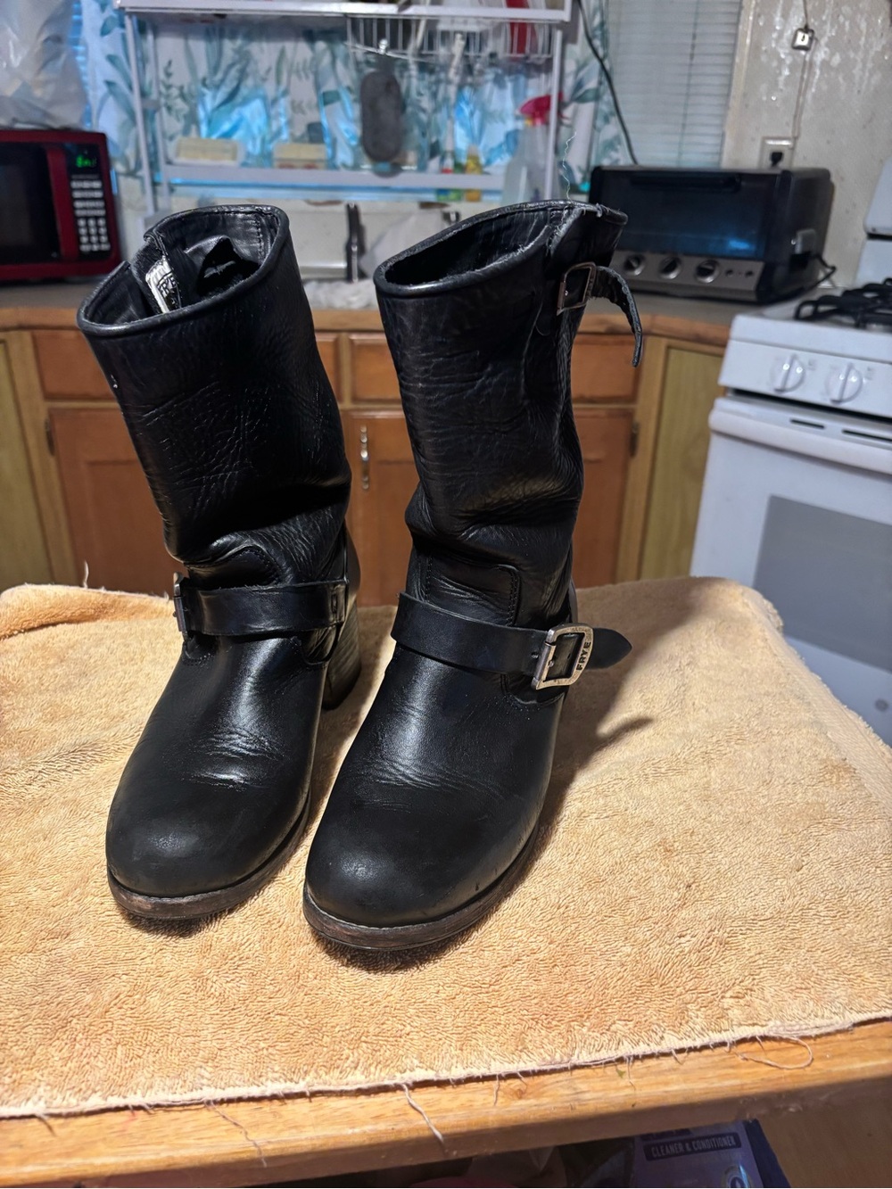 Frye black  boots size 7
